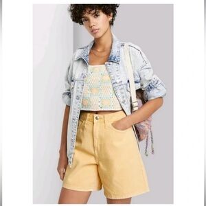 NWT Wild Fable high rise Bermuda shorts
